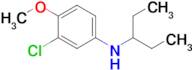 3-Chloro-4-methoxy-N-(pentan-3-yl)aniline