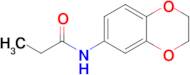 n-(2,3-Dihydrobenzo[b][1,4]dioxin-6-yl)propionamide