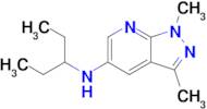 1,3-Dimethyl-N-(pentan-3-yl)-1h-pyrazolo[3,4-b]pyridin-5-amine