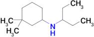 3,3-Dimethyl-N-(pentan-3-yl)cyclohexan-1-amine