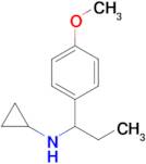 n-(1-(4-Methoxyphenyl)propyl)cyclopropanamine