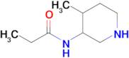 n-(4-Methylpiperidin-3-yl)propionamide