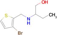 2-(((3-Bromothiophen-2-yl)methyl)amino)butan-1-ol