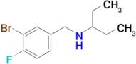 n-(3-Bromo-4-fluorobenzyl)pentan-3-amine