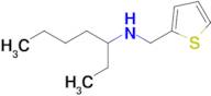 n-(Thiophen-2-ylmethyl)heptan-3-amine