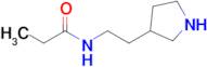 n-(2-(Pyrrolidin-3-yl)ethyl)propionamide