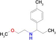 n-(2-Methoxyethyl)-1-(p-tolyl)propan-1-amine