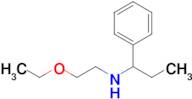 n-(2-Ethoxyethyl)-1-phenylpropan-1-amine