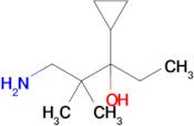 1-Amino-3-cyclopropyl-2,2-dimethylpentan-3-ol