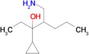 4-(Aminomethyl)-3-cyclopropylheptan-3-ol