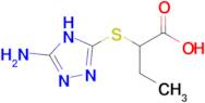 2-[(5-amino-4H-1,2,4-triazol-3-yl)sulfanyl]butanoic acid