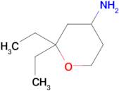 2,2-Diethyltetrahydro-2h-pyran-4-amine