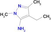 4-Ethyl-1,3-dimethyl-1h-pyrazol-5-amine