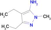 3,4-Diethyl-1-methyl-1h-pyrazol-5-amine