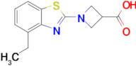 1-(4-Ethylbenzo[d]thiazol-2-yl)azetidine-3-carboxylic acid