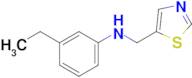 3-Ethyl-N-(thiazol-5-ylmethyl)aniline