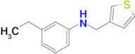 3-Ethyl-N-(thiophen-3-ylmethyl)aniline