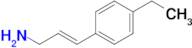 (E)-3-(4-Ethylphenyl)prop-2-en-1-amine