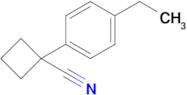 1-(4-Ethylphenyl)cyclobutane-1-carbonitrile