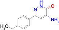 4-amino-6-(4-ethylphenyl)-2,3-dihydropyridazin-3-one