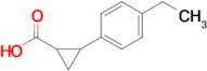 2-(4-Ethylphenyl)cyclopropane-1-carboxylic acid