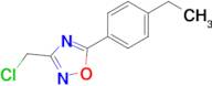 3-(Chloromethyl)-5-(4-ethylphenyl)-1,2,4-oxadiazole