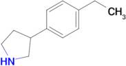 3-(4-Ethylphenyl)pyrrolidine