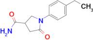 1-(4-Ethylphenyl)-5-oxopyrrolidine-3-carboxamide