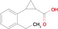 2-(2-Ethylphenyl)cyclopropane-1-carboxylic acid