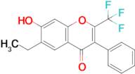 6-Ethyl-7-hydroxy-3-phenyl-2-(trifluoromethyl)-4h-chromen-4-one