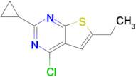 4-Chloro-2-cyclopropyl-6-ethylthieno[2,3-d]pyrimidine