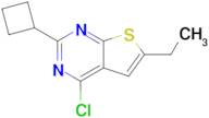 4-Chloro-2-cyclobutyl-6-ethylthieno[2,3-d]pyrimidine