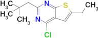 4-Chloro-6-ethyl-2-neopentylthieno[2,3-d]pyrimidine