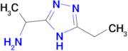 1-(5-ethyl-4H-1,2,4-triazol-3-yl)ethan-1-amine