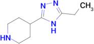 4-(5-ethyl-4H-1,2,4-triazol-3-yl)piperidine