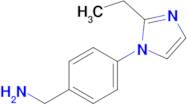 (4-(2-Ethyl-1h-imidazol-1-yl)phenyl)methanamine