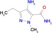 4-Amino-3-ethyl-1-methyl-1h-pyrazole-5-carboxamide