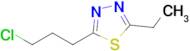 2-(3-Chloropropyl)-5-ethyl-1,3,4-thiadiazole