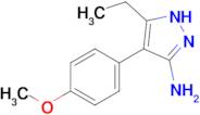 5-ethyl-4-(4-methoxyphenyl)-1H-pyrazol-3-amine