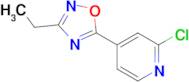 5-(2-Chloropyridin-4-yl)-3-ethyl-1,2,4-oxadiazole