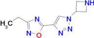 5-(1-(Azetidin-3-yl)-1h-1,2,3-triazol-4-yl)-3-ethyl-1,2,4-oxadiazole