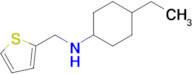 4-Ethyl-N-(thiophen-2-ylmethyl)cyclohexan-1-amine