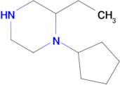 1-Cyclopentyl-2-ethylpiperazine