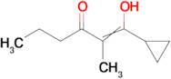 1-cyclopropyl-1-hydroxy-2-methylhex-1-en-3-one