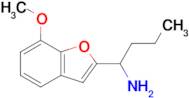 1-(7-Methoxybenzofuran-2-yl)butan-1-amine