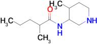 2-Methyl-N-(4-methylpiperidin-3-yl)pentanamide