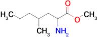 Methyl 2-amino-4-methylheptanoate