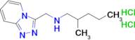 n-([1,2,4]triazolo[4,3-a]pyridin-3-ylmethyl)-2-methylpentan-1-amine dihydrochloride