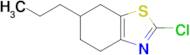 2-Chloro-6-propyl-4,5,6,7-tetrahydrobenzo[d]thiazole