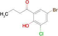 1-(5-Bromo-3-chloro-2-hydroxyphenyl)butan-1-one